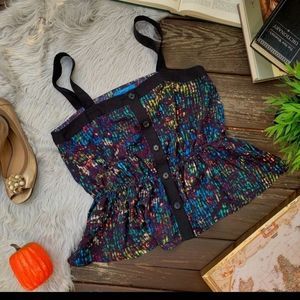 Derek Lam for design nation peplum tank size Mediu